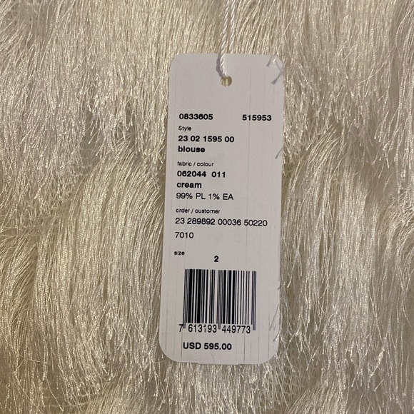 AKRIS PUNTO Blouse in Cream - Picture 3 of 4